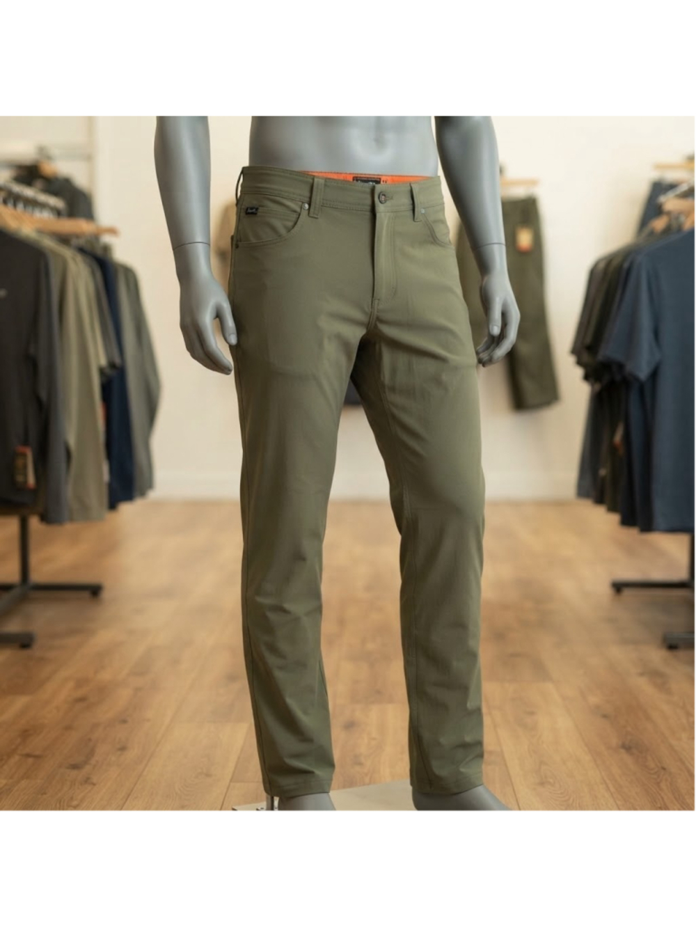 Howler Bros Frontside Tech Pants Mens Small 34x32 Green Outdoor Hiking Athletic